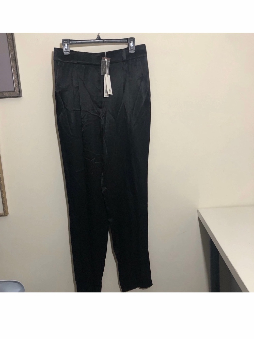 Tory Burch Satin Pants NWT $398 Viscose Soft